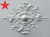 Authentiek plafond ornament Silberling