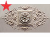 Authentiek Silberling plafond ornament