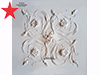 Authentiek Silberling plafond ornament